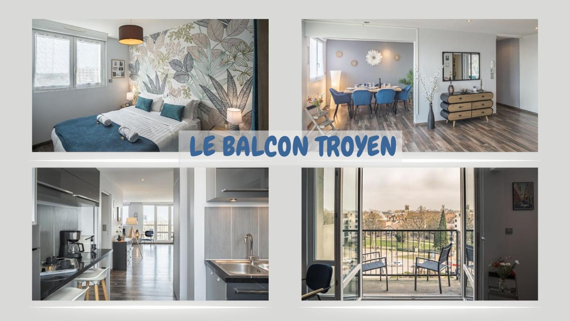 Le Balcon Troyen - Proche Hypercentre - 4 Pers. Apartment Troyes Ngoại thất bức ảnh